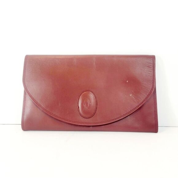 Cartier Handbags - Cartier Leather Clutch Bag